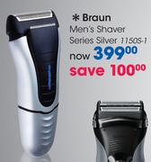 Braun Men's Shaver Series Silver 1150S-1