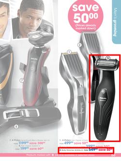 philips body groomer dischem