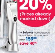 Safeway Rechargeable Hair & Beard Trimmer RHS5