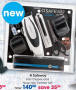 Safeway Hair Clipper And Nose Hair Trimmer Set