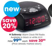 Safeway Alarm Clock FM Radio EC21