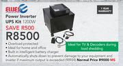 Ellies Power Inverter UPS Kit-1200W