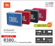 JBL Go Bluetooth Portable Speaker-Each