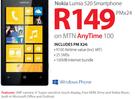 Nokia Lumia 520 Smartphone-On MTN Any Time 100