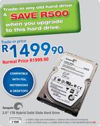 Seagate 2.5" 1TB Hybrid Solid State Hard Drive