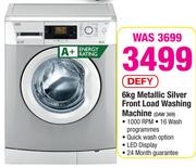 Defy 6Kg Metallic Silver Front Load Washing Machine DAW369