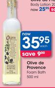 Olive De Provence Foam Bath-500ml