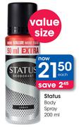 Status Body Spray-200ml