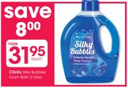 Clicks Silky Bubbles Foam Bath-2Ltr 