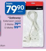 Safeway Extension Lead-3m Each