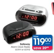 Safeway Alarm Clock Radio(SCR111 Or SCR112)-Each