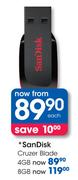 SanDisk Cruzer Blade-4GB Each