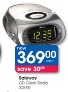 Safeway CD Clock Radio(SCR100)-Each