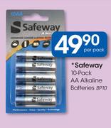 Safeway 10-Pack AA Alkaline Batteries(BP10)-Per Pack