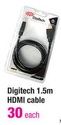 Digitech 1.5m HDMI Cable