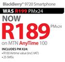 Blackberry 9720 Smartphone-On MTN Any Time 100