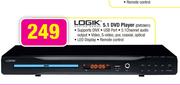 Logik 5.1 DVD Player-DVD3601