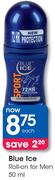 Blue Ice Roll-On For Men-50ml
