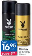 Playboy Body Spray-150ml Each
