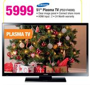 Samsung 51" Plasma TV PS51F4000