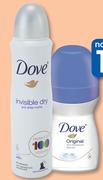 Dove Deodorant-150ml Each