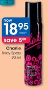 Charlie Body Spray-90ml Each