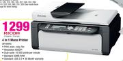 Ricoh 4 In 1 Mono Printer SP100SFE