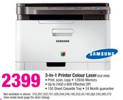 Samsung 3-In-1 Printer Colour Laser CLX 3305
