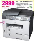 Ricoh 4 In 1 Gel Jet Printer SG3110S-FNW