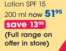 Clicks Sunprotect Lotion SPF15-200ml