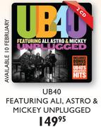 UB40 Featuring Ali, Astro & Mickey Unplugged 2 CD
