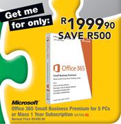 Microsoft Office 365 Small Business Premium 