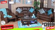 Lyla Bomber 3 Piece 3 Action Recliner Lounge Suite