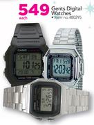Casio Gents Digital Watches-Each