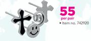 Stainless Steel Earrings-Per Pair