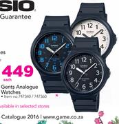 Casio Gents Analogue Watches-Each
