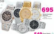 Monaco Gents Analogue Watches-Each