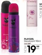 Playgirl Deodorant-90ml Each