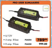 Pro User Slimlaaiers6/12V 4 Amp. 8-Fase  PSA004