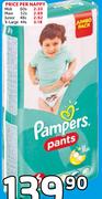 Pampers Disposable Nappy Pants Jumbo Pack Assorted-Per Pack
