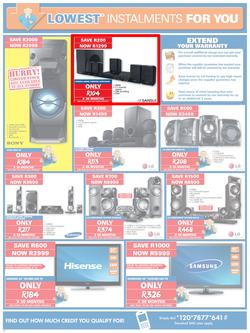 Joshua Doore & Russells : Lowest Installments For You (20 Aug - 6 Sep 2015), page 6