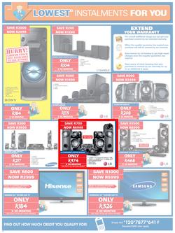 Joshua Doore & Russells : Lowest Installments For You (20 Aug - 6 Sep 2015), page 6