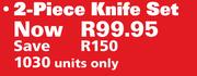 2 Piece Knife Set