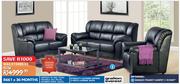 Dynasty Leather Uppers 3 Piece Lounge Suite