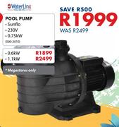 Water Linx Pool Pump
