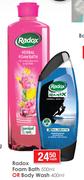 Radox Foam Bath-500ml Or Body Wash-400ml Each