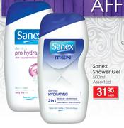 Sanex Shower Gel Assorted-500ml Each