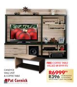 Pat Cornick Candyce Wall Unit & Coffee Table