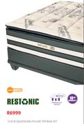 Restonic 152Cm (Queen) Bali Pillow Top Base Set