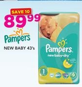Pampers New Baby-43's